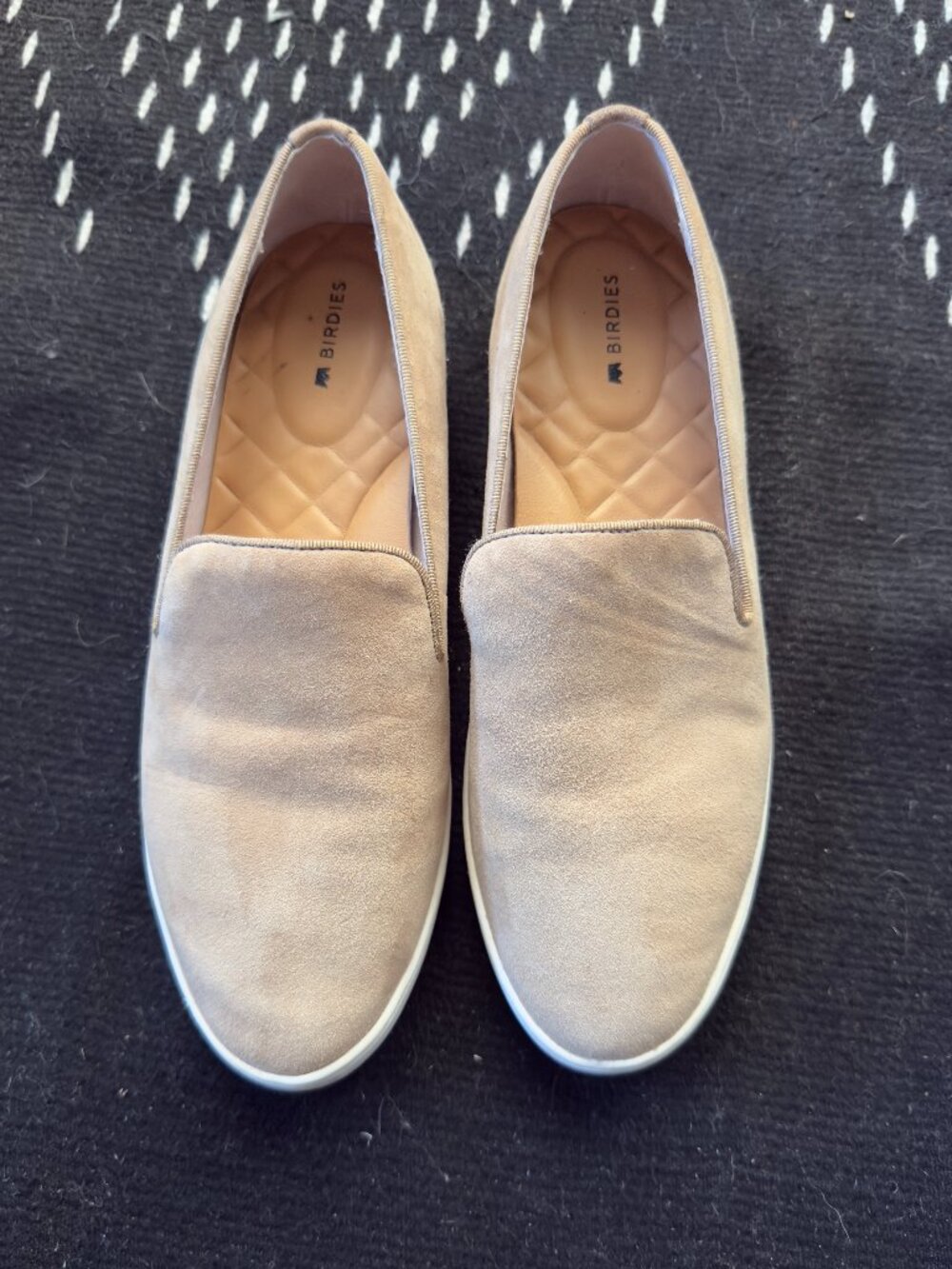 Birdies Starling Suede Slip-On Loafers